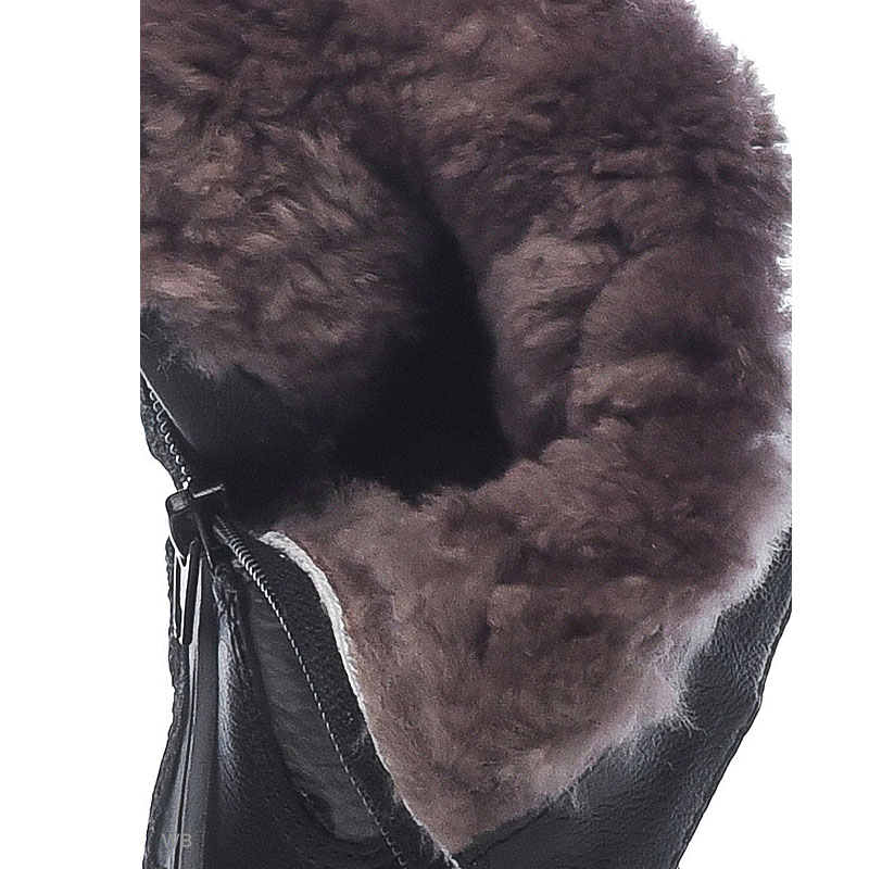 Сапожки малодетские нат.мех, артикул 1095, цвет черный камуфляж купить в интернет-магазине Shoeslel с доставкой по России