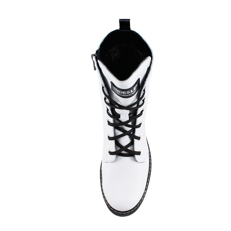 Ботинки байка, артикул 1823, цвет белый купить в интернет-магазине Shoeslel с доставкой по России