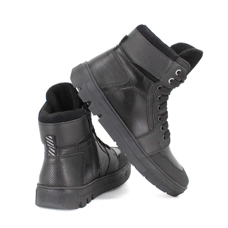 Ботинки байка, артикул 1977, цвет черный купить в интернет-магазине Shoeslel с доставкой по России