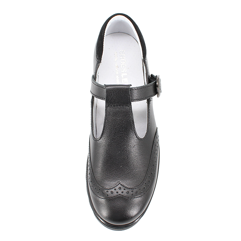 Туфли, артикул 1985, цвет хром, черный купить в интернет-магазине Shoeslel с доставкой по России