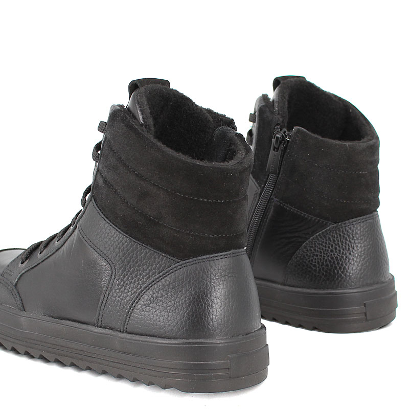 Ботинки байка, артикул 2022, цвет черный купить в интернет-магазине Shoeslel с доставкой по России