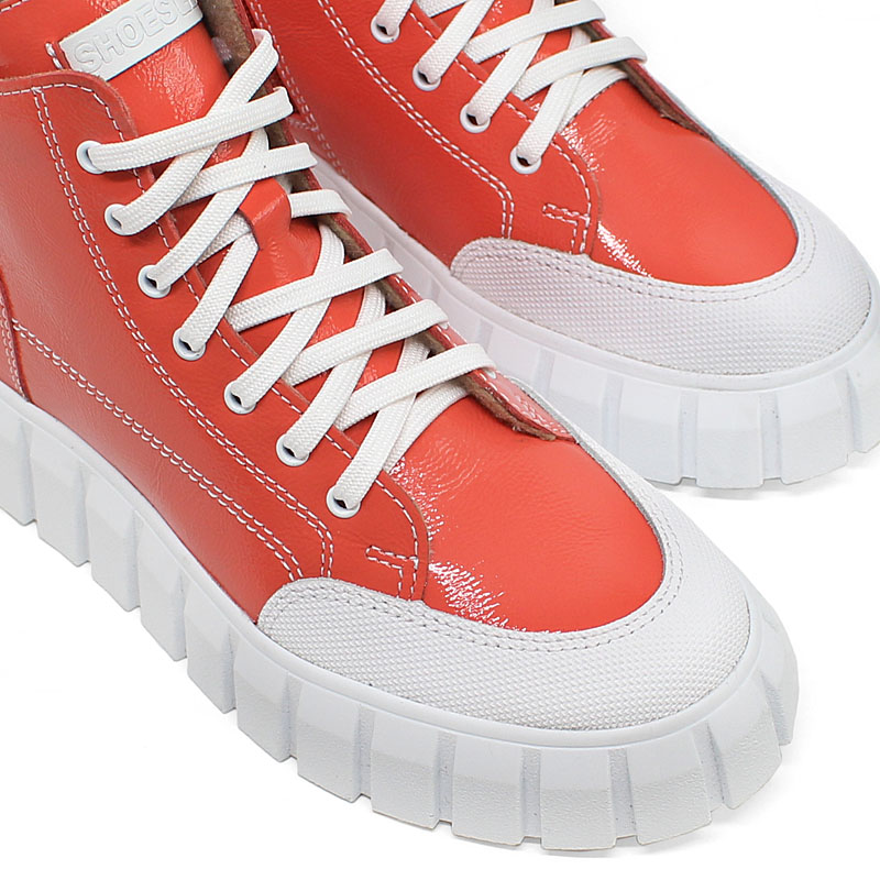 Ботинки, артикул 2057, цвет оранжевый купить в интернет-магазине Shoeslel с доставкой по России
