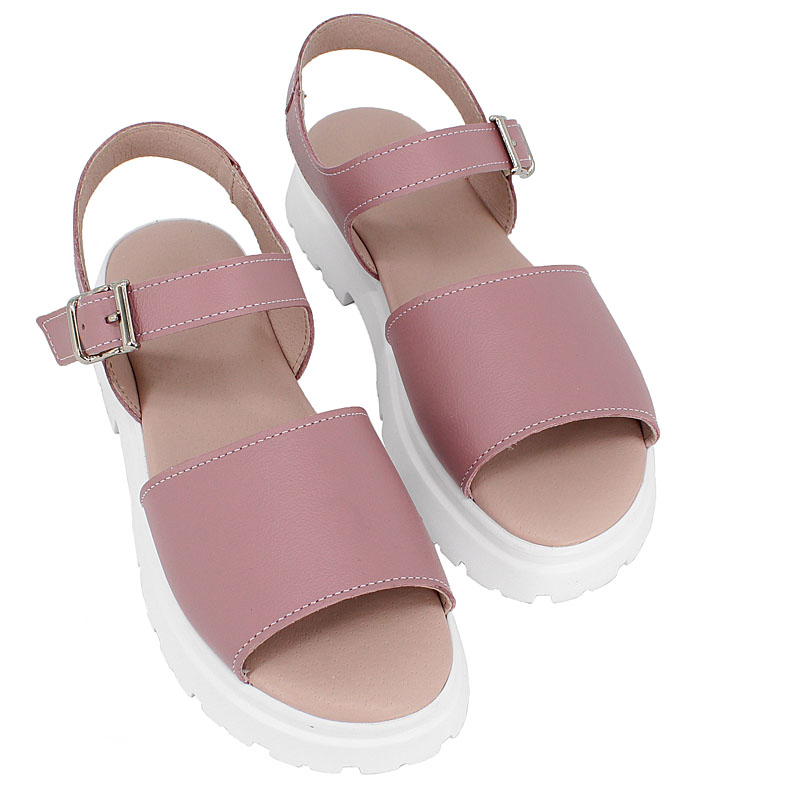 Туфли летние, артикул 2079, цвет пыльно-розовый купить в интернет-магазине Shoeslel с доставкой по России