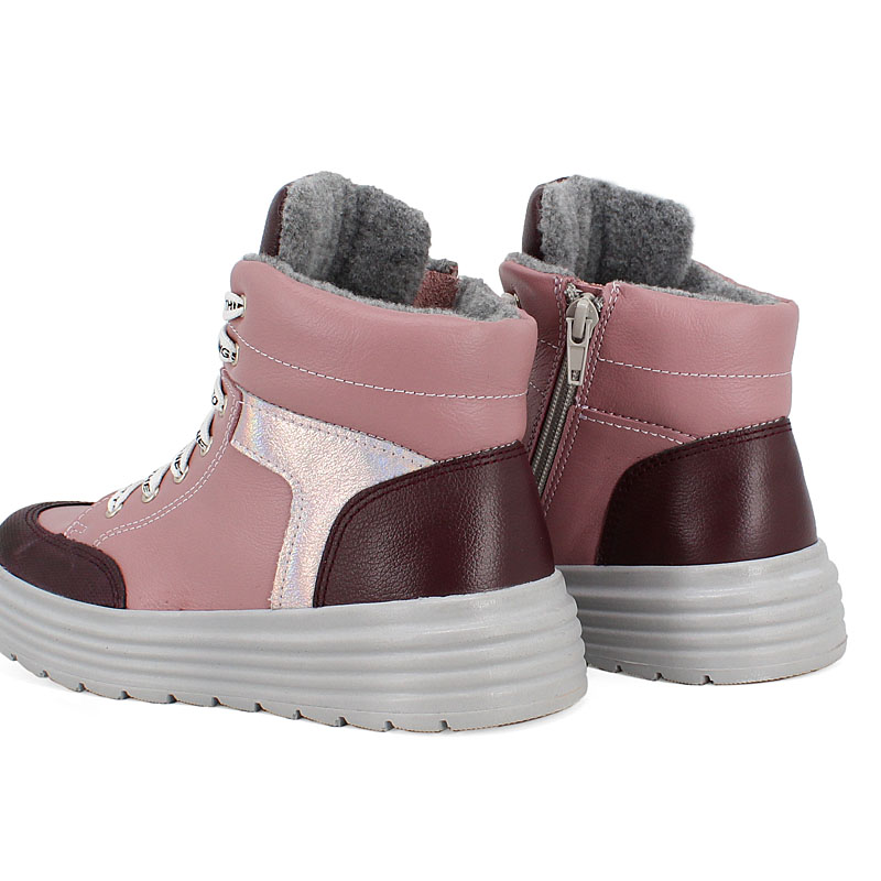 Ботинки, артикул 2084, цвет пыльно-розовый купить в интернет-магазине Shoeslel с доставкой по России