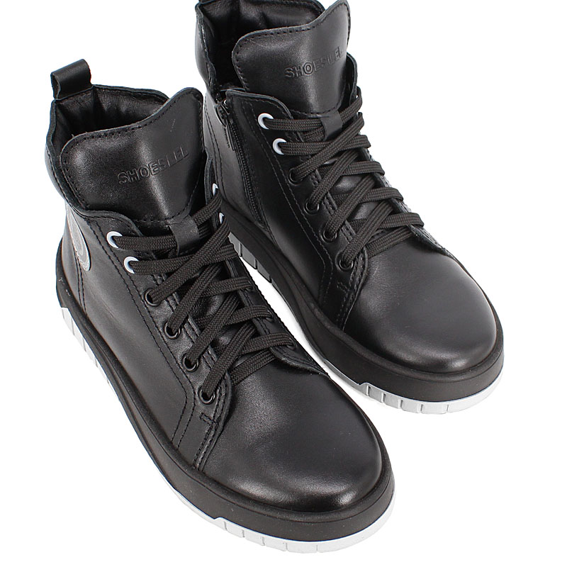 Ботинки, артикул 2096, цвет черный купить в интернет-магазине Shoeslel с доставкой по России