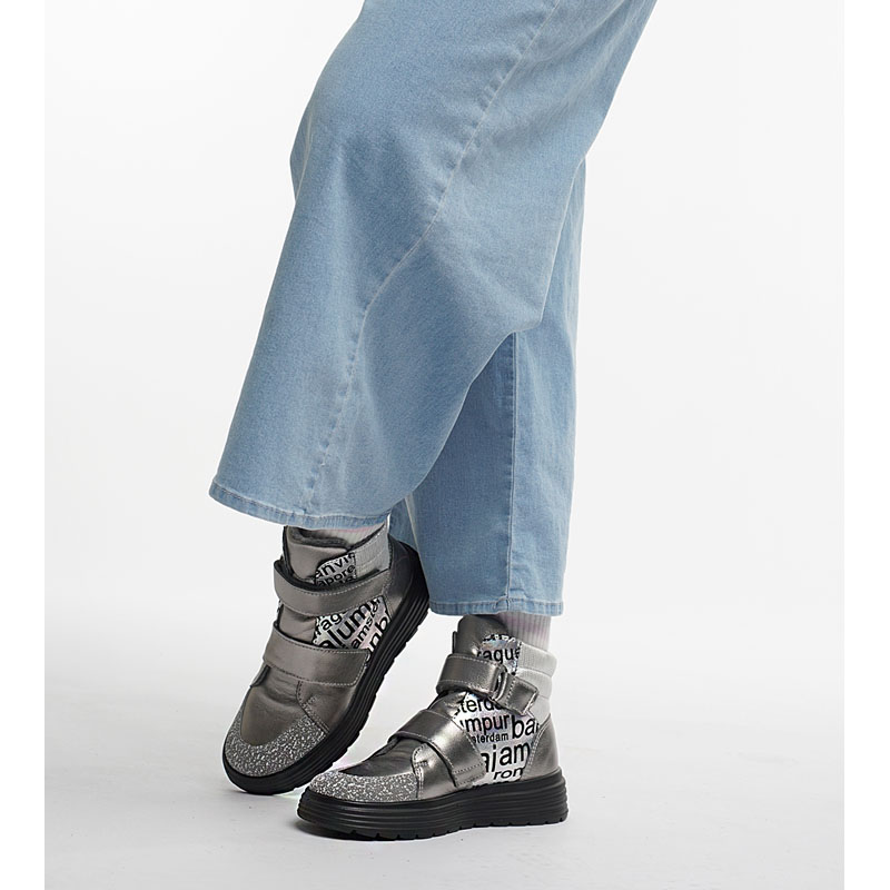 Ботинки, артикул 1956, цвет темное серебро купить в интернет-магазине Shoeslel с доставкой по России