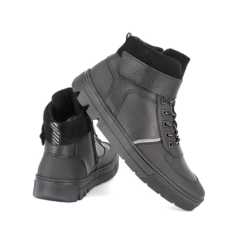 Ботинки байка, артикул 1978, цвет черный купить в интернет-магазине Shoeslel с доставкой по России