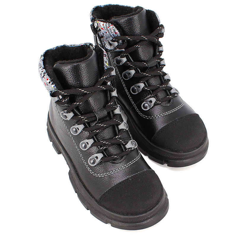Ботинки, артикул 2053, цвет черный купить в интернет-магазине Shoeslel с доставкой по России