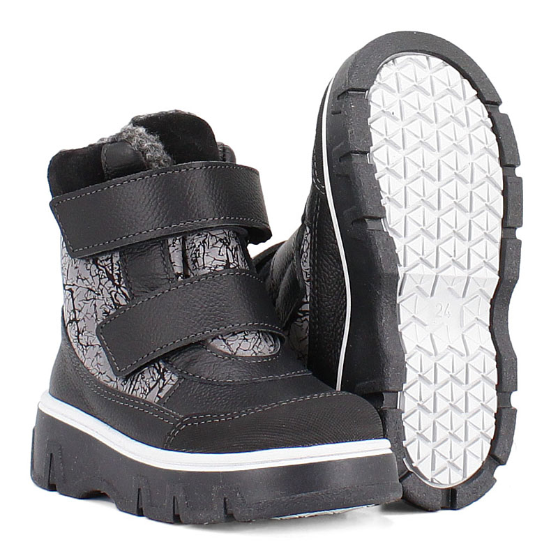 Ботинки малодетские, артикул 2111, цвет черный купить в интернет-магазине Shoeslel с доставкой по России