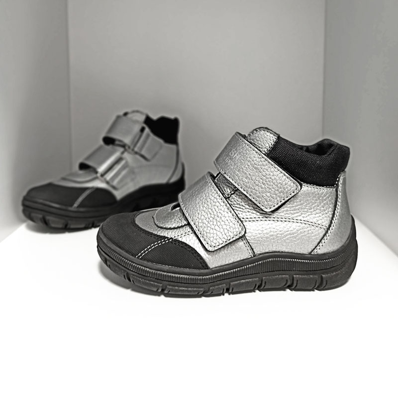 Ботинки байка, артикул 124, цвет серебристый купить в интернет-магазине Shoeslel с доставкой по России