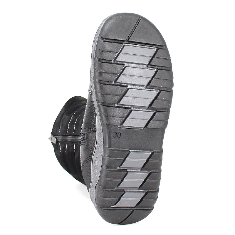 Сапожки нат.мех, артикул 1278, цвет черный купить в интернет-магазине Shoeslel с доставкой по России