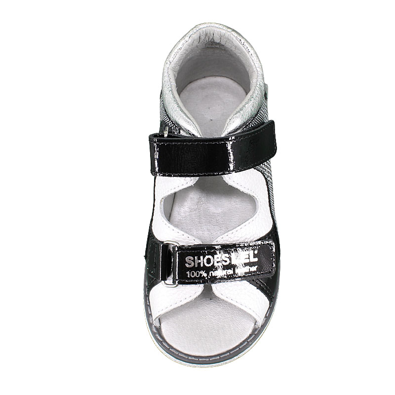 Туфли ясельные, артикул 1410, цвет черный наплак купить в интернет-магазине Shoeslel с доставкой по России