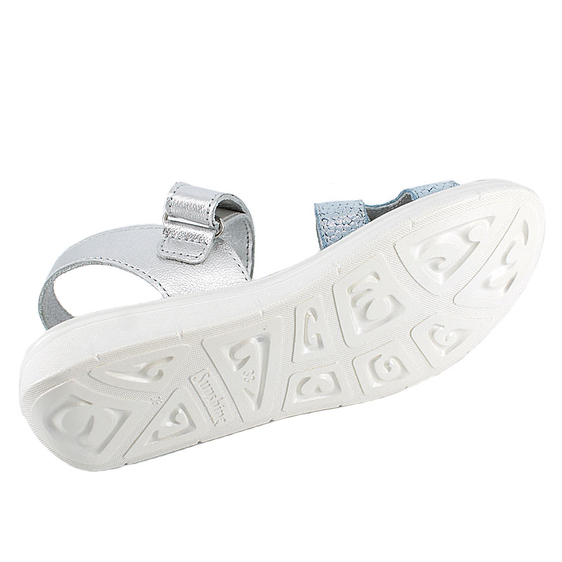 Туфли летние, артикул 1467, цвет голубой купить в интернет-магазине Shoeslel с доставкой по России