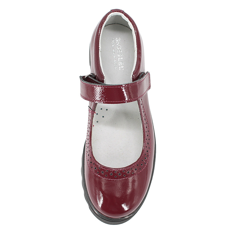 Туфли, артикул 1496, цвет бордовый купить в интернет-магазине Shoeslel с доставкой по России