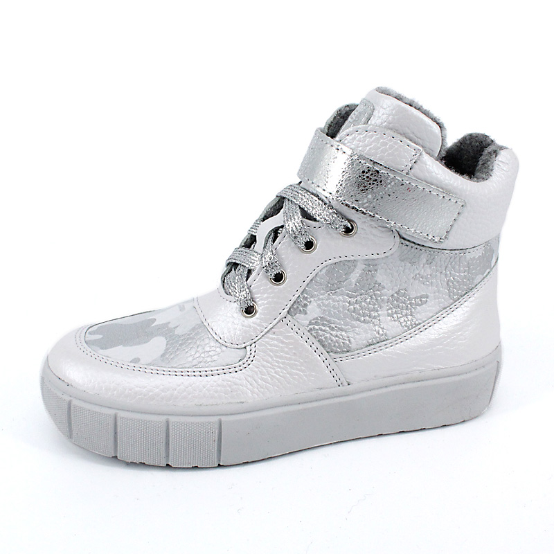 Ботинки байка, артикул 1594, цвет белый купить в интернет-магазине Shoeslel с доставкой по России