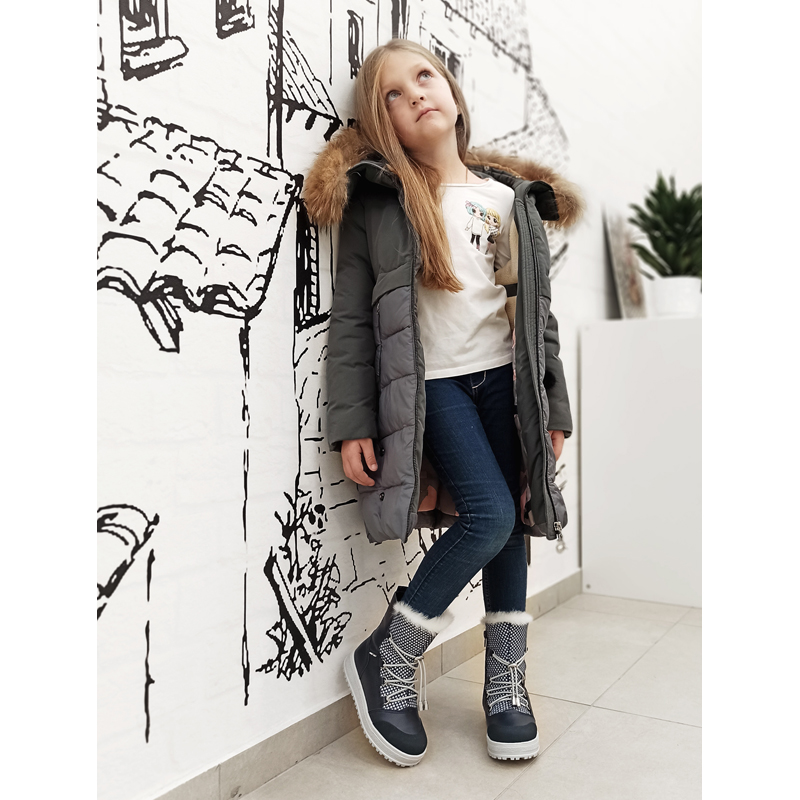 Сапожки нат.мех, артикул 1694, цвет синий купить в интернет-магазине Shoeslel с доставкой по России