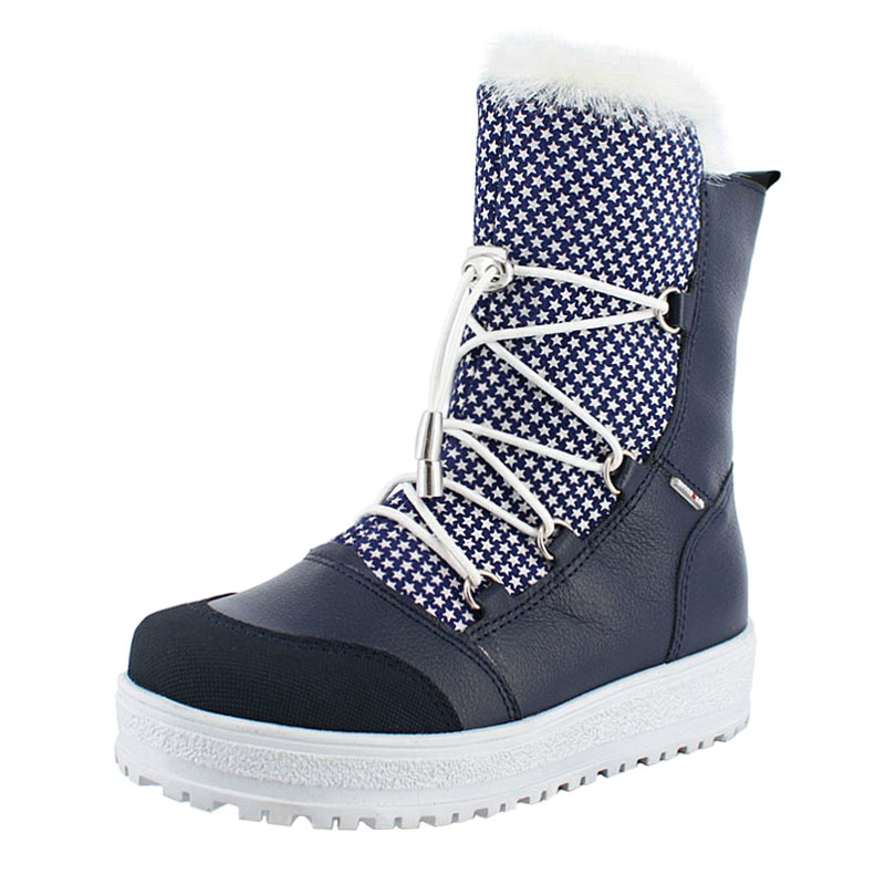 Сапожки нат.мех, артикул 1694, цвет синий купить в интернет-магазине Shoeslel с доставкой по России