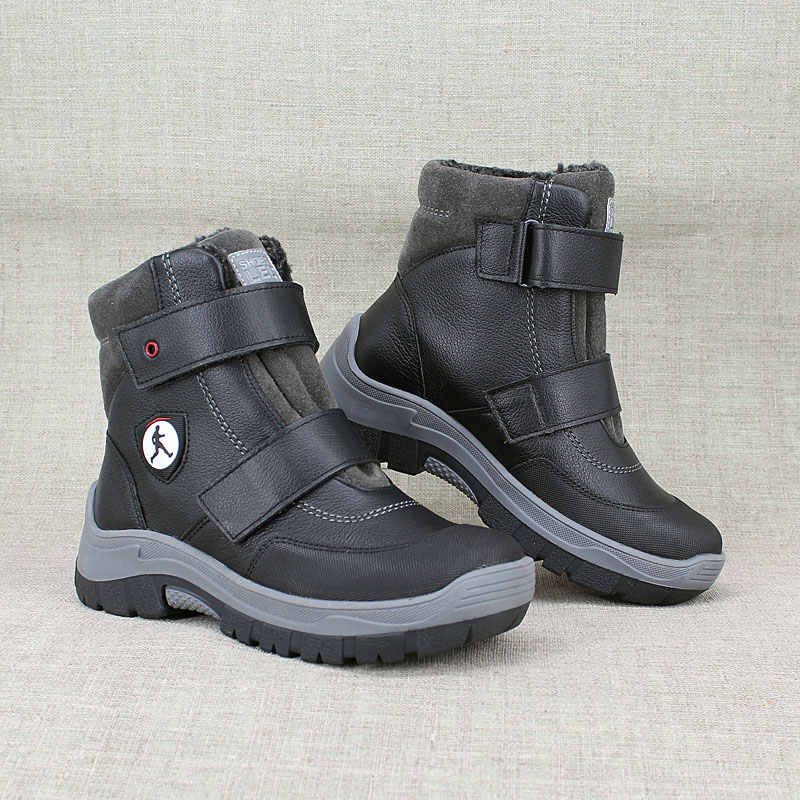 Ботинки нат.мех, артикул 1697, цвет черный купить в интернет-магазине Shoeslel с доставкой по России