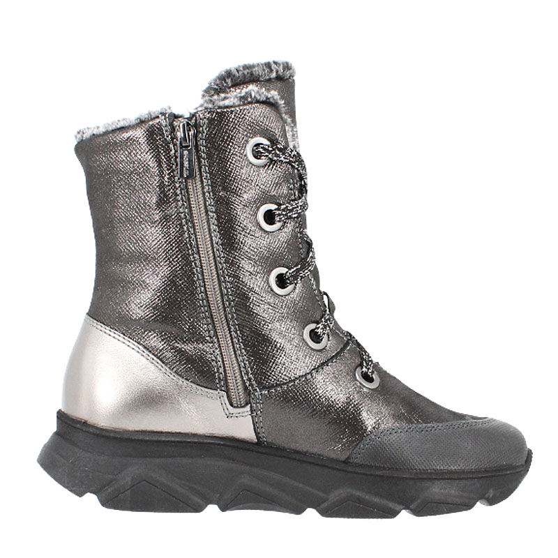 Ботинки, артикул 1748, цвет темное серебро купить в интернет-магазине Shoeslel с доставкой по России