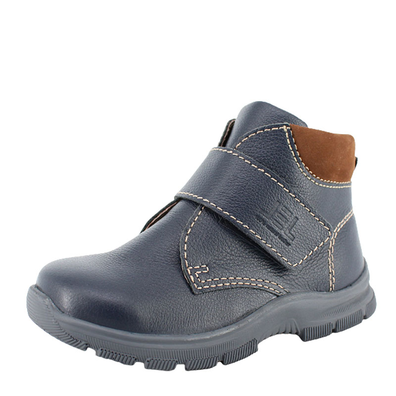 Ботинки ясельные, артикул 1806, цвет синий купить в интернет-магазине Shoeslel с доставкой по России