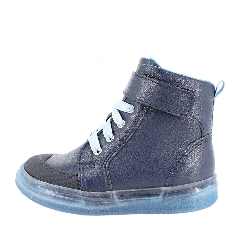 Ботинки малодетские байка, артикул 1819, цвет синий купить в интернет-магазине Shoeslel с доставкой по России
