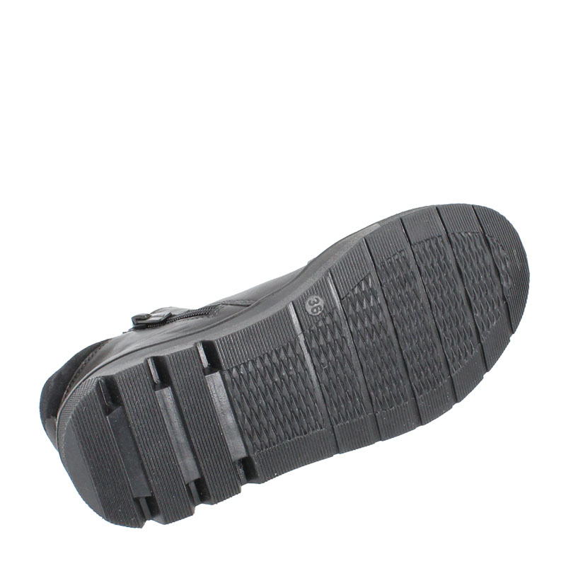 Ботинки байка, артикул 1865, цвет черный купить в интернет-магазине Shoeslel с доставкой по России