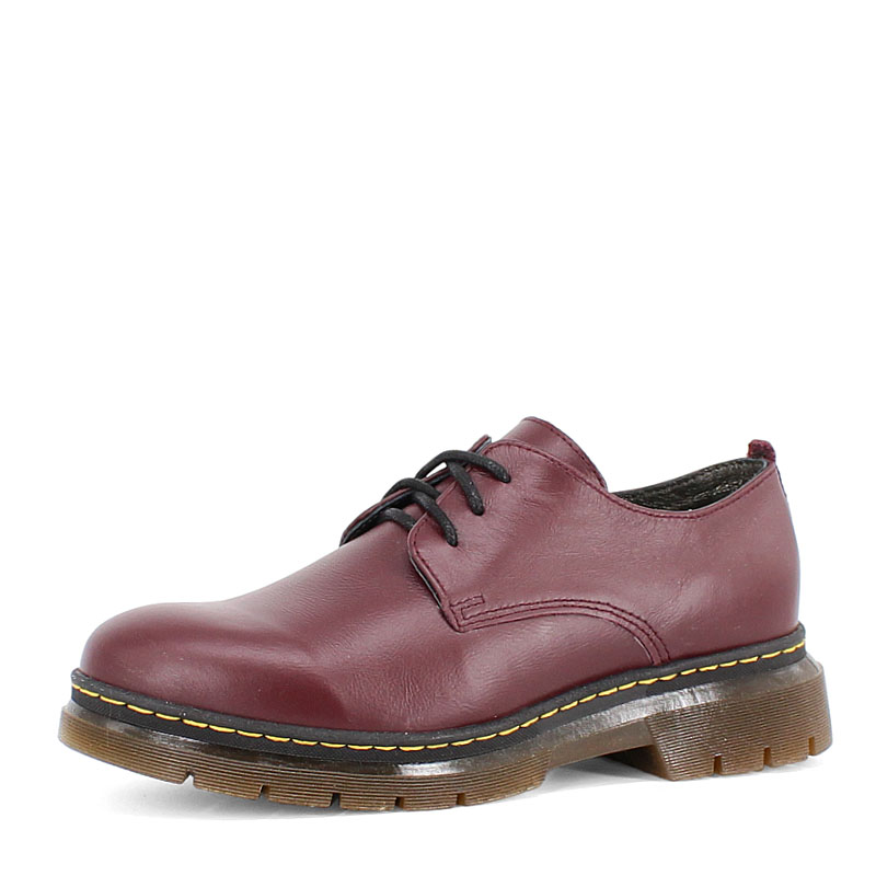 Полуботинки, артикул 1871, цвет бордовый купить в интернет-магазине Shoeslel с доставкой по России