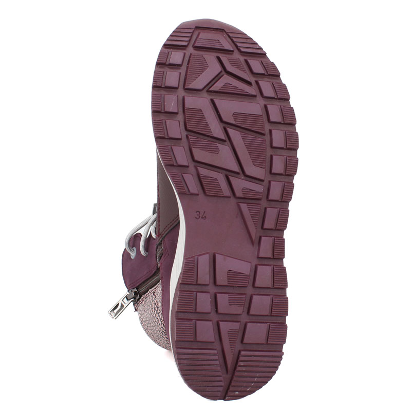 Ботинки байка, артикул 1902, цвет сливовый купить в интернет-магазине Shoeslel с доставкой по России