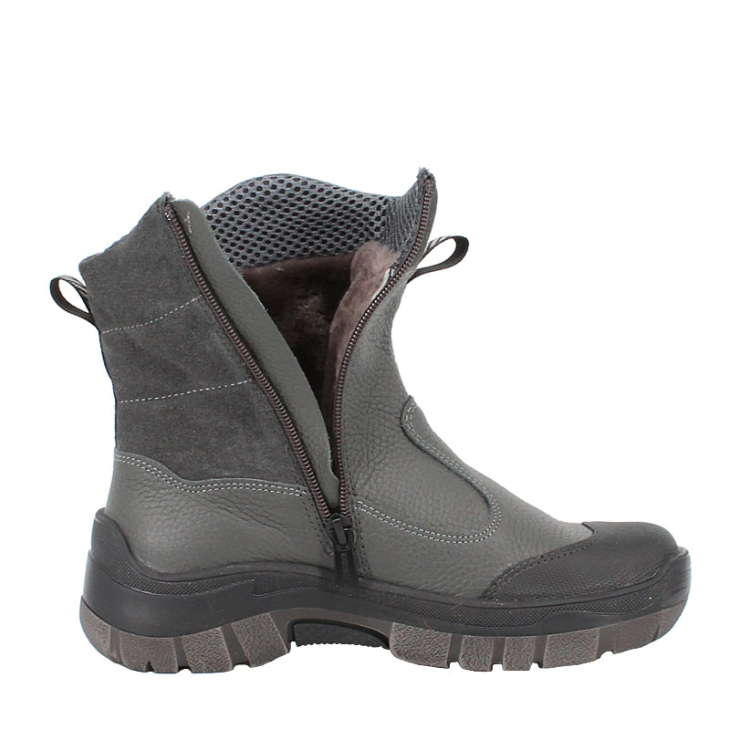 Сапожки нат.мех, артикул 1926, цвет серый купить в интернет-магазине Shoeslel с доставкой по России