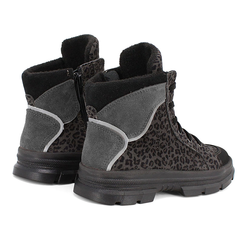 Ботинки байка, артикул 1949, цвет черно-серый купить в интернет-магазине Shoeslel с доставкой по России