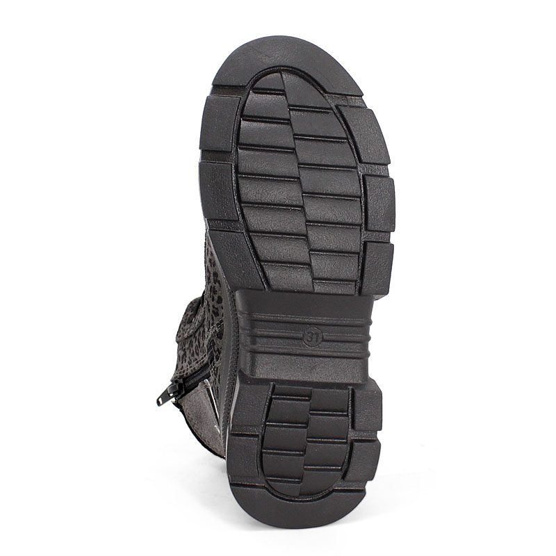 Ботинки байка, артикул 1949, цвет черно-серый купить в интернет-магазине Shoeslel с доставкой по России