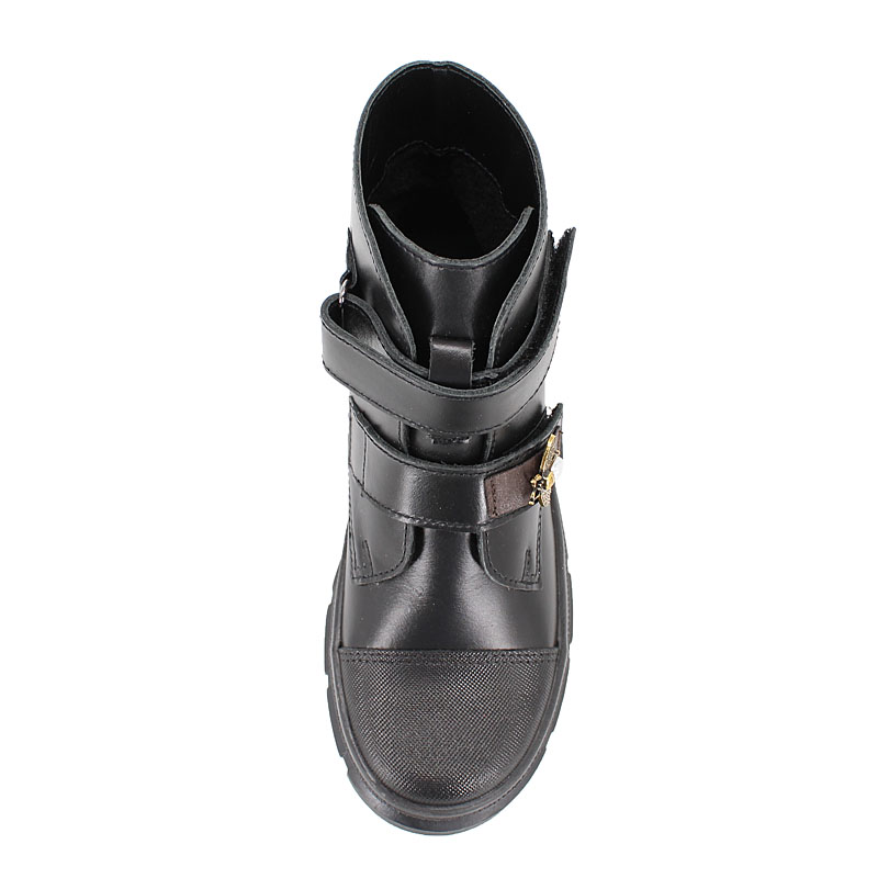 Ботинки байка, артикул 1965, цвет черный купить в интернет-магазине Shoeslel с доставкой по России