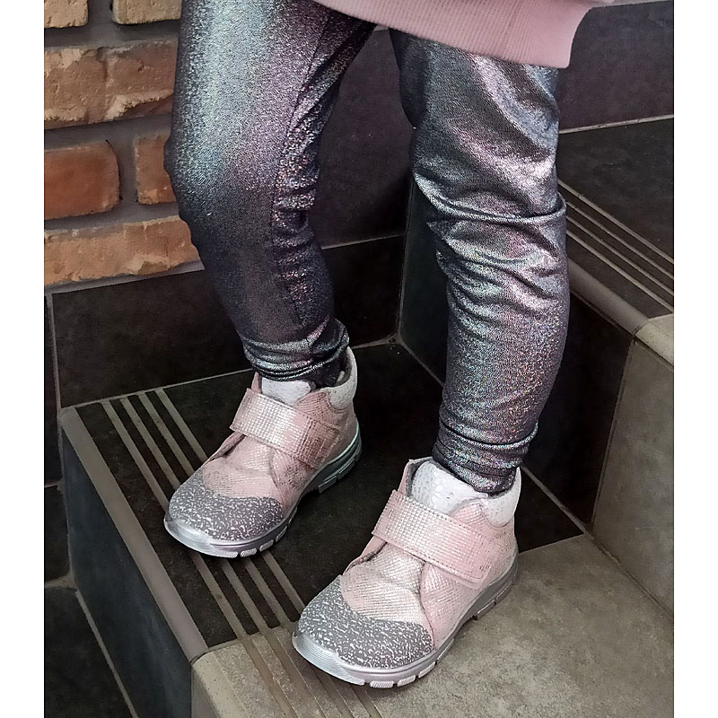 Ботинки малодетские байка, артикул 1970, цвет пудровый купить в интернет-магазине Shoeslel с доставкой по России
