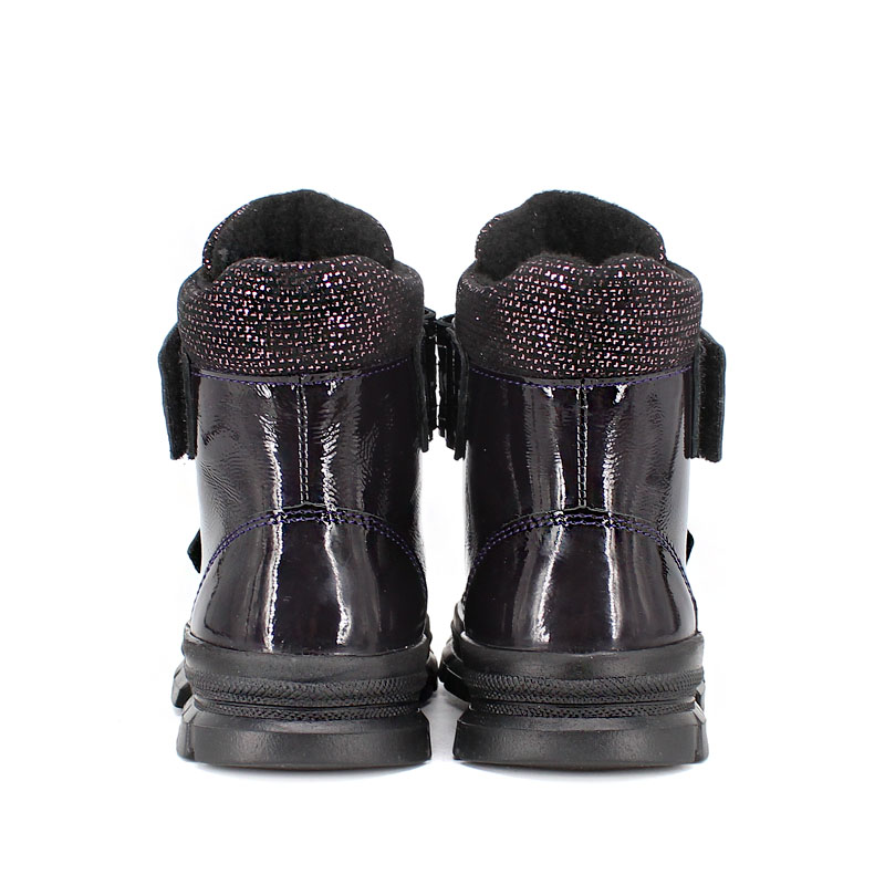 Ботинки байка, артикул 1973, цвет черничный купить в интернет-магазине Shoeslel с доставкой по России