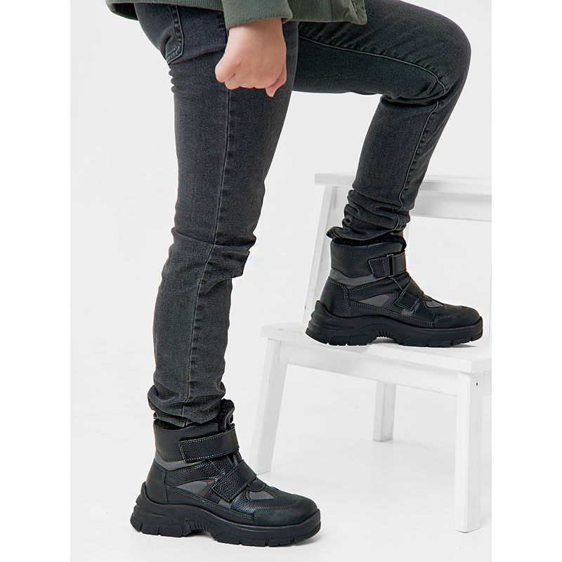 Ботинки, артикул 2016, цвет черный купить в интернет-магазине Shoeslel с доставкой по России