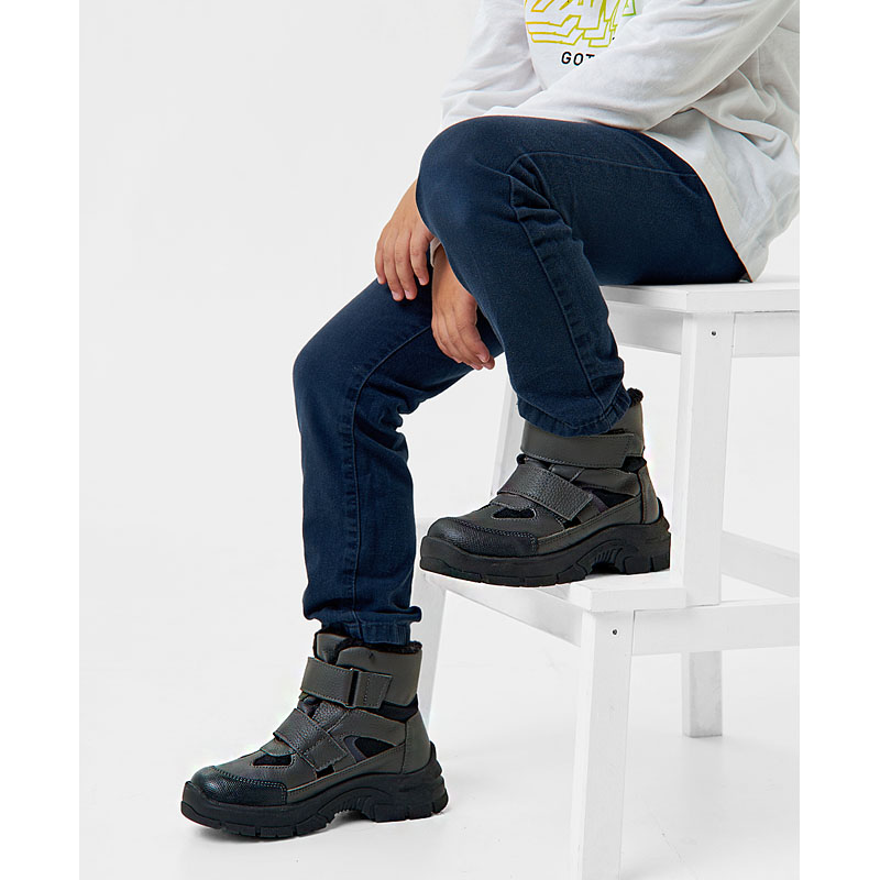 Ботинки, артикул 2016, цвет серый купить в интернет-магазине Shoeslel с доставкой по России
