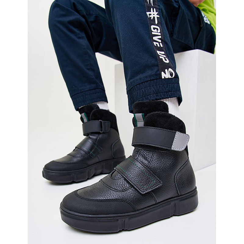 Ботинки байка, артикул 2021, цвет черный купить в интернет-магазине Shoeslel с доставкой по России