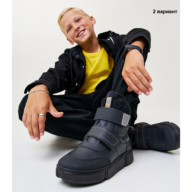 Ботинки байка, артикул 2021, цвет синий купить в интернет-магазине Shoeslel с доставкой по России