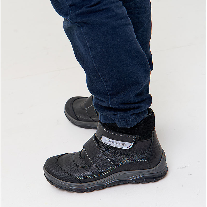 Ботинки, артикул 2055, цвет черный купить в интернет-магазине Shoeslel с доставкой по России