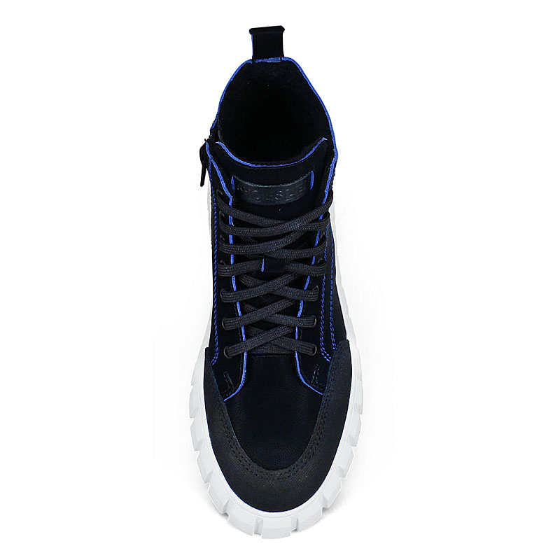 Ботинки, артикул 2057, цвет т.синий купить в интернет-магазине Shoeslel с доставкой по России