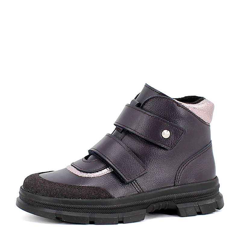 Ботинки, артикул 2072, цвет черничный купить в интернет-магазине Shoeslel с доставкой по России