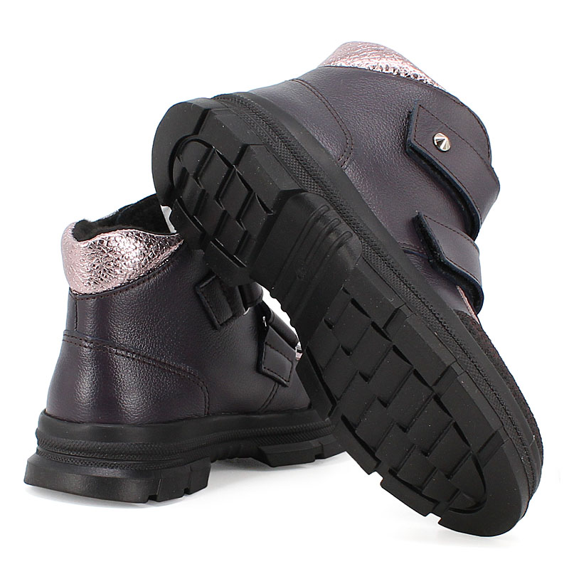 Ботинки, артикул 2072, цвет черничный купить в интернет-магазине Shoeslel с доставкой по России