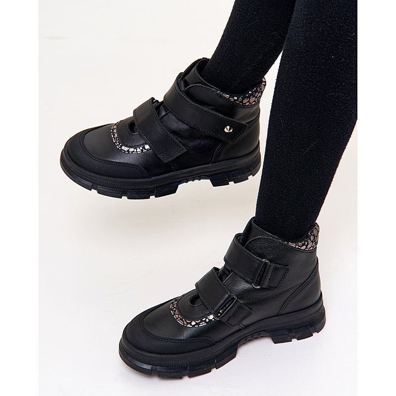 Ботинки, артикул 2072, цвет черный купить в интернет-магазине Shoeslel с доставкой по России