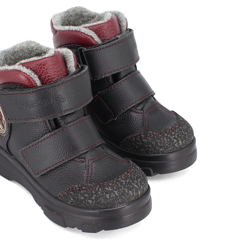 Ботинки малодетские, артикул 2083, цвет черный купить в интернет-магазине Shoeslel с доставкой по России