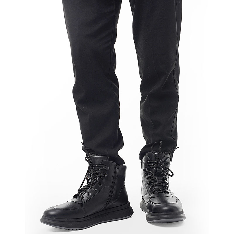 Ботинки, артикул 2102, цвет черный купить в интернет-магазине Shoeslel с доставкой по России