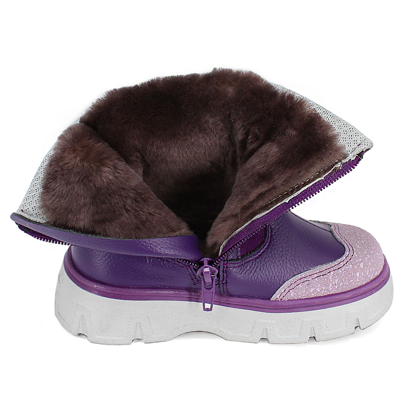 Сапожки малодетские, артикул 2104, цвет фиолетовый купить в интернет-магазине Shoeslel с доставкой по России
