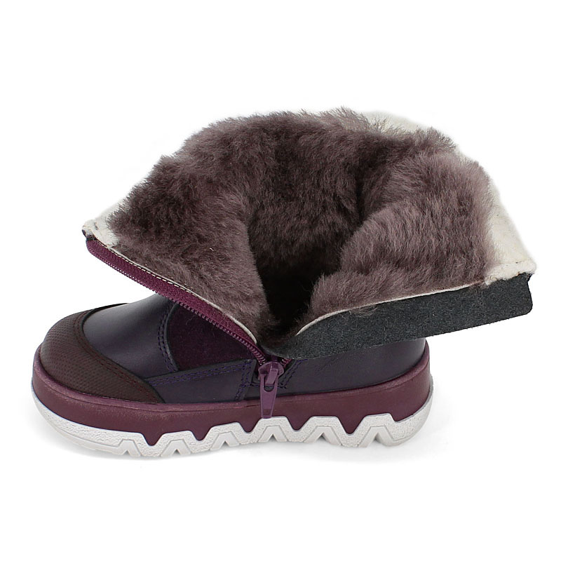 Сапожки малодетские, артикул 2105, цвет сливовый купить в интернет-магазине Shoeslel с доставкой по России