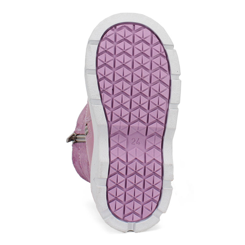 Сапожки малодетские, артикул 2105, цвет сиренево-розовый купить в интернет-магазине Shoeslel с доставкой по России