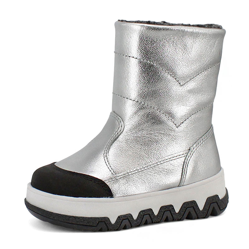 Сапожки малодетские, артикул 2105, цвет серебро купить в интернет-магазине Shoeslel с доставкой по России