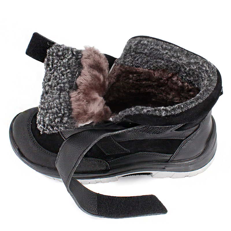 Ботинки, артикул 2124, цвет черный купить в интернет-магазине Shoeslel с доставкой по России